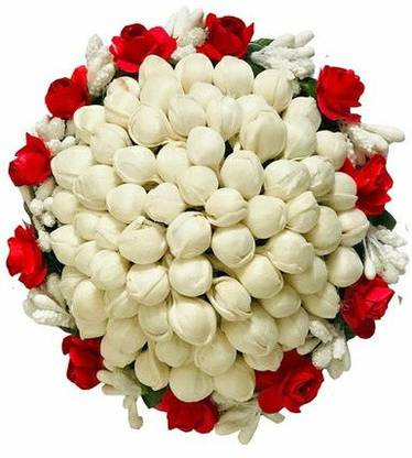 NANDITA South Indian juda flower Bun hair extension easy to wear for wedding reception Hair Extension