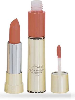 REIMICHI LONG LASTING & WATER PROOF DUAL KISS PROOF PEACH ORANGE LIPSTICK