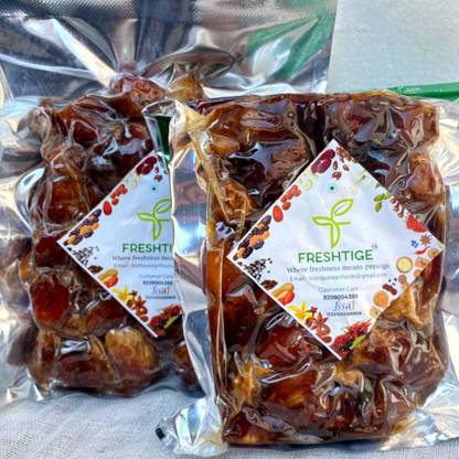 Freshtige Dates With Seeds Pin Khajur |Khajoor| No Added Preservatives|100% Natural Dates