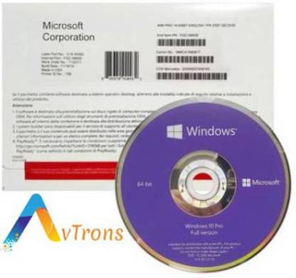 avtrons WIN10PRODVD Windows 10 Pro Windows 10 Pro DVD key