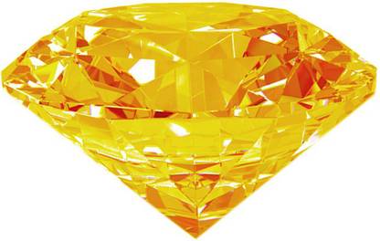 MAYA GEMS Best Quality Yellow American Diamond Stone