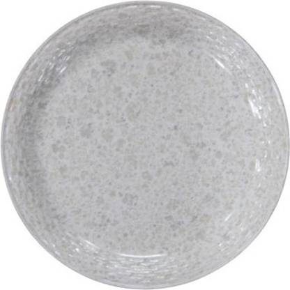 Royal Melamine Dinner Full Plate 11 Inch Mat Finish Cream Marble Designer Crockery Plate Dinner Plate