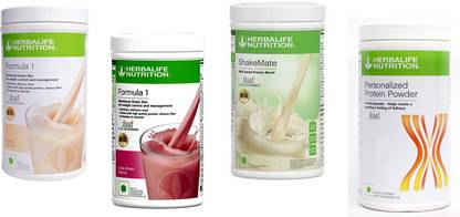 HERBALIFE Formula 1 Shake Vanilla & Rose Kheer + Shake Mate + Protein Powder 400Gram Protein Shake