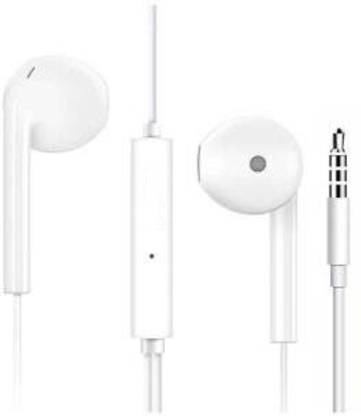 LIBAAX In Ear Earphone For All Mobile & With Mic For Calling- White Wired