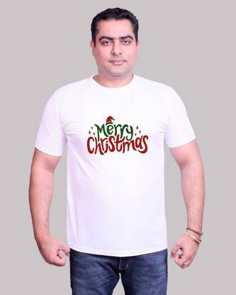 Graphic Print Men White T-Shirt