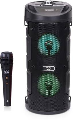 Helett Bluetooth Speaker with Mic,Karaoke Player ,with FM Radio Music System with USB 20 W Bluetooth Home Theatre