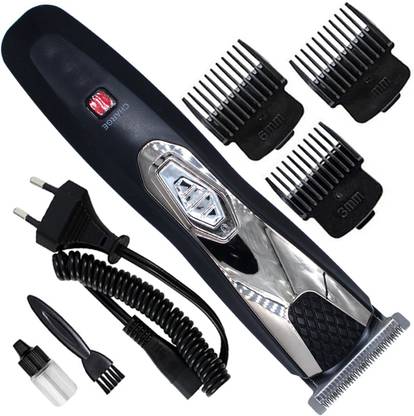 QGS Washable Rechargeable Beard Moustache Hair Trimmer High Power Hair Clipper 112 Fully Waterproof Grooming Kit 120 min  Runtime 3 Length Settings