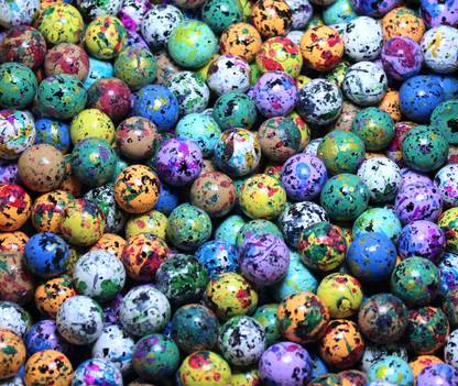 DS1 Decorative Glass Balls Round Mix Color Vase Filler