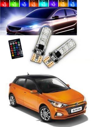 Gadiparts Remote Parking Light bulbs 6SMD Multicolour LED Control Light i20 Elite New Tail Light Car LED for Hyundai (12 V, 3 W)