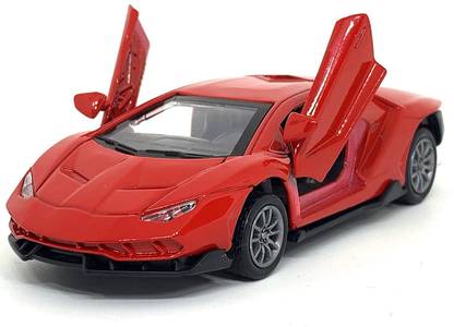 TOY JUNCTION 1:32 SCALE DIE CAST RED LAMBORGHINI MODEL COLLECTIBLE PULL BACK CAR