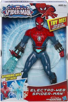 Hasbro ULTIMATE Spiderman Electro Web Spider Man