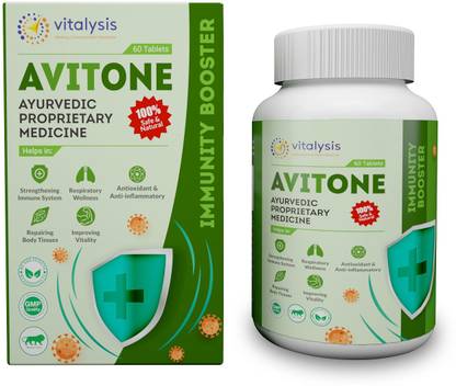 vitalysis AVITONE - Ayurvedic Immunity Booster Tablet for Family (60 Tablets)