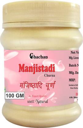chachan MANJISTHADI POWDER 100 GM