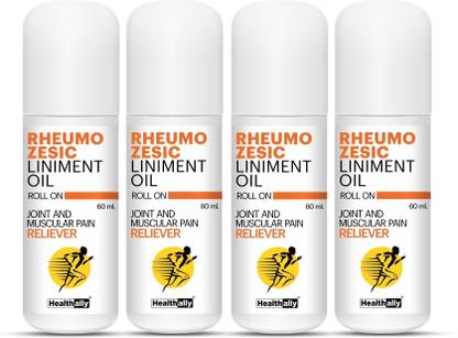 Health Ally Ayurvedic Pain Relief Liniment Oil Roll On for Muscular, Joint Pain & Body Pain