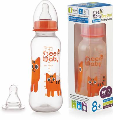 Beebaby Easy-Start Feeding Bottle with 2 Gentle Touch Nipples,100% BPA FREE - 250 ml