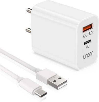 UNIGEN 3 A Wall Charger for Mobile with Detachable Cable