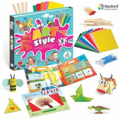 My Art Style PART 5 ( Art and Craft Book With Material Kit )