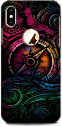 KEYCENT Back Cover for APPLE iPhone X COMPASS, SNAIL, COLORFULL, TEXTURE, ABSTRACT