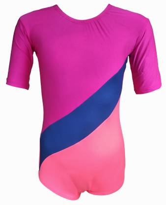 Bloomun One Piece Yoga Costume for Kids Girls Gymnastic Dress Women Compression