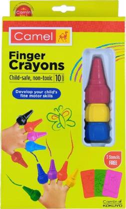 KOKUYO Camel Finger Crayons 10 Shedes 4410947
