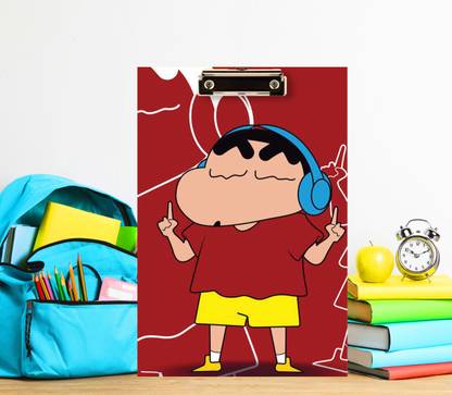 Wallpaperroll Shin Chan Digital Reprint Clip Board Exam Pad (14x9.5 Inches)
