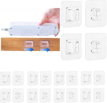 Jiyan Enterprise Double Sided Adhesive Wall Hooks for Bathroom Kitchen and Office Organization Hook 10