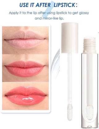 tanvi27 New Lip Plumping Balm, Moisturizing Clear Lip Gloss for Fuller Lips & Hydrated