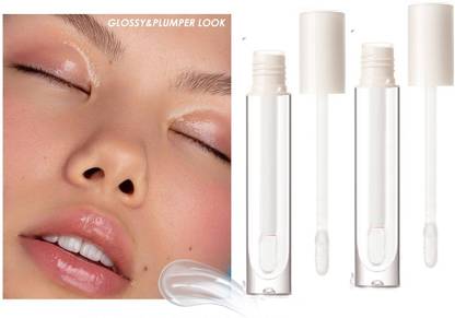 tanvi27 Lip Plumping, Moisturizing Clear Lip Gloss for Fuller Lips & Hydrated Set