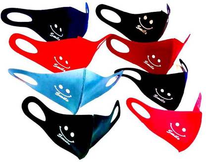 Rania Dresses Fancy Smile Face Mask Decorative Mask