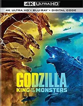 Godzilla : King of the Monsters 4K - 4K Ultra HD + Blu-ray + Digital HD - Starring: Kyle Chandler, Vera Farmiga, Millie Bobby Brown, Ken Watanabe, Ziyi Zhang, Bradley Whitford - US IMPORT - REGION A [Blu-ray]