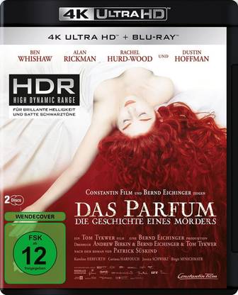 Perfume: The Story of a Murderer 4K - Blu-ray - Das Parfum - Die Geschichte eines Mörders / 4K Ultra HD + Blu-ray Universal Sony Pictures Home Entertainment | 2006 | 147 min | Rated FSK-12 | Dec 01, 2016 - Director: Tom Tykwer Writers: Andrew Birkin, Bernd Eichinger, Tom Tykwer Starring: Ben Whishaw, Francesc Albiol, Gonzalo Cunill, Roger Salvany, Andrés Herrera, Simon Chandler [Blu-ray]