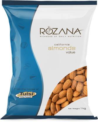 Tulsi California Rozana Value Almonds  (1 kg)