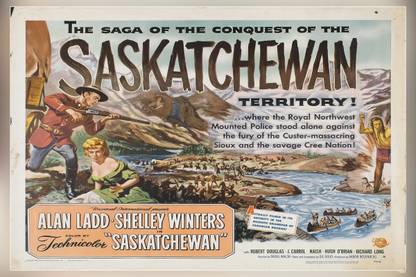 Film S Saskatchewan Raoul Walsh Movie Matte Finish Poster Paper Print