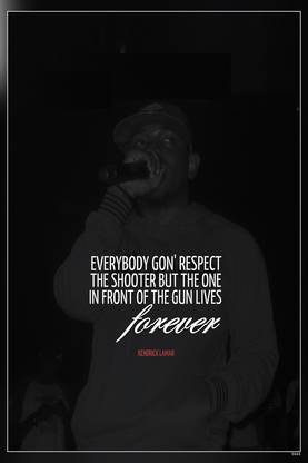 Kendrick Lamar Kendrick Lamar Duckworth An American Rapper Songwriter And Record Producer Matte Finish Poster Paper Print
