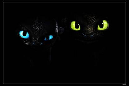 How To Train Your Dragon Toothless Digital Art Dragon Matte Finish Poster Paper Print