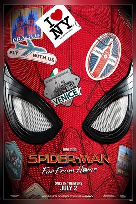 Tom Holland Spider-Man: Far From Home Marvel Matte Finish Poster Paper Print
