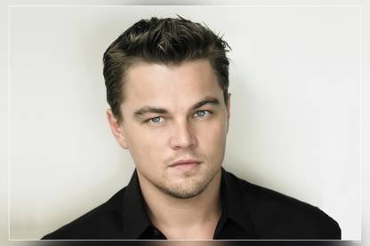 Leonardo Dicaprio Actor Face Look Matte Finish Poster Paper Print