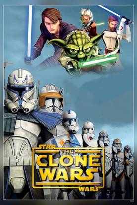 Star Wars The Clone Wars Matte Finish Poster Paper Print