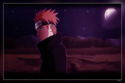 Anime Naruto Pain Naruto Yahiko Naruto Matte Finish Poster Paper Print