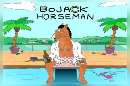 Bojack Horseman -Animated Tv Series Matte Finish Poster Paper Print