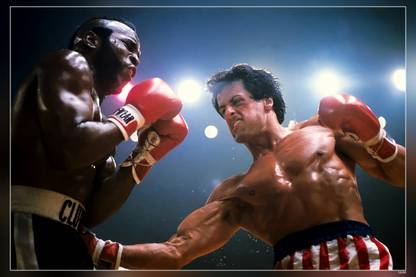 Sylvester Stallone Rocky Balboa Matte Finish Poster Paper Print