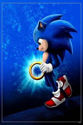 Sonic The Hedgehog Movie Matte Finish Poster Paper Print