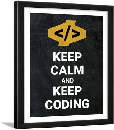 Coding Quotes Frames - Engineering Quotes Wall Frames - Quotes Wall Frames Coding - Programming Quotes Posters Paper Print
