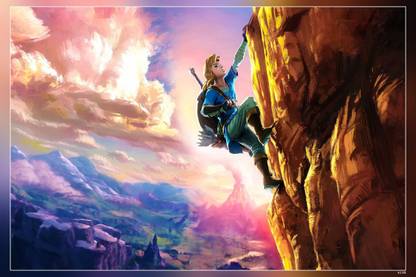 The Legend Of Zelda: Breath Of The Wild - Gaming Matte Finish Poster Paper Print