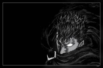 Berserk Guts Kentaro Miura Anime Boys Matte Finish Poster Paper Print