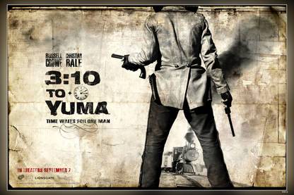 Movies To Yuma Western Movie Matte Finish Poster Paper Print