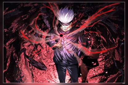 Anime Anime Boys Jujutsu Kaisen Satoru Gojo Matte Finish Poster Paper Print