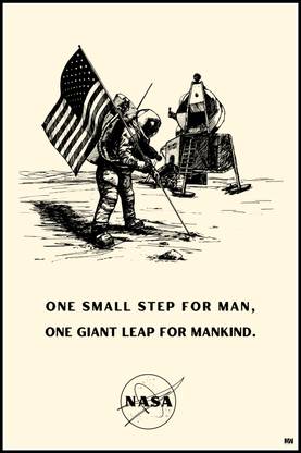 NASA Motivational Poster 12 x 18 inch 300 GSM Paper Print