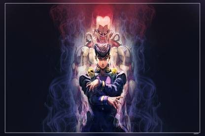Jojo S Bizarre Adventure Josuke Higashikata Matte Finish Poster Paper Print