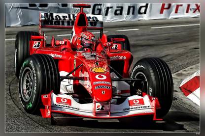 Retro Cars Formula 1 F1 Racing cars Neon cars hd Matte Finish Poster Print Paper Print